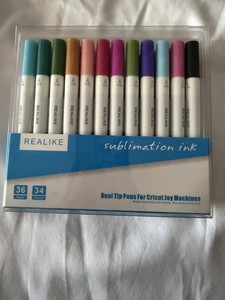 Sublimation Ink Pens By Realike Works With Cricut Crafts