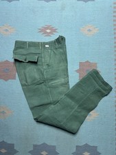 Vintage 60s OG 107 pants Vietnam war sateen fatigue type 1 modified baker 31x32