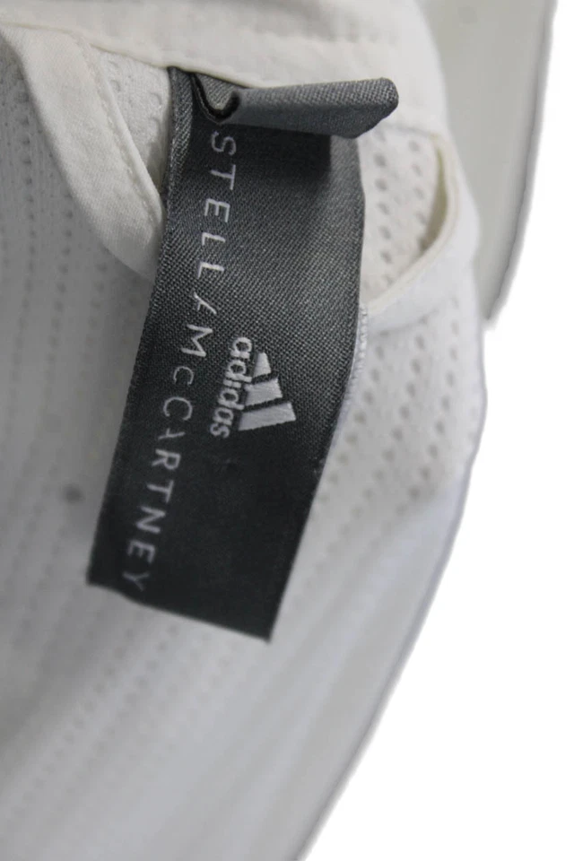 Adidas by Stella McCartney, Feminino Quebra-Vento Cordão Branco Tamanho P - Imagem 4 de 4