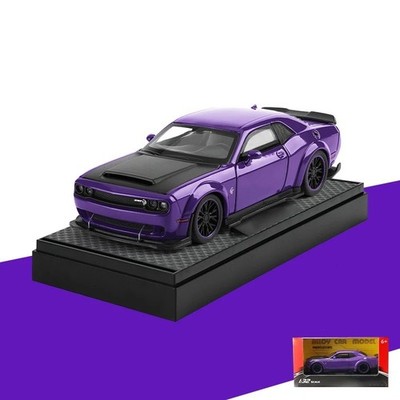 1:32 Dodge Challenger SRT Hellcat Redeye Diecast Car Alloy Model w/ Sound Light