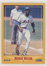 1988 Score Mookie Wilson #474 te2