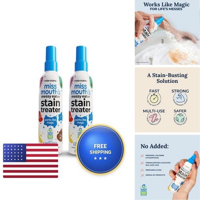 Miss Mouth'S Miss Mouths Messy Eater Stain Treater Spray - 4Oz 2 Pack Stain