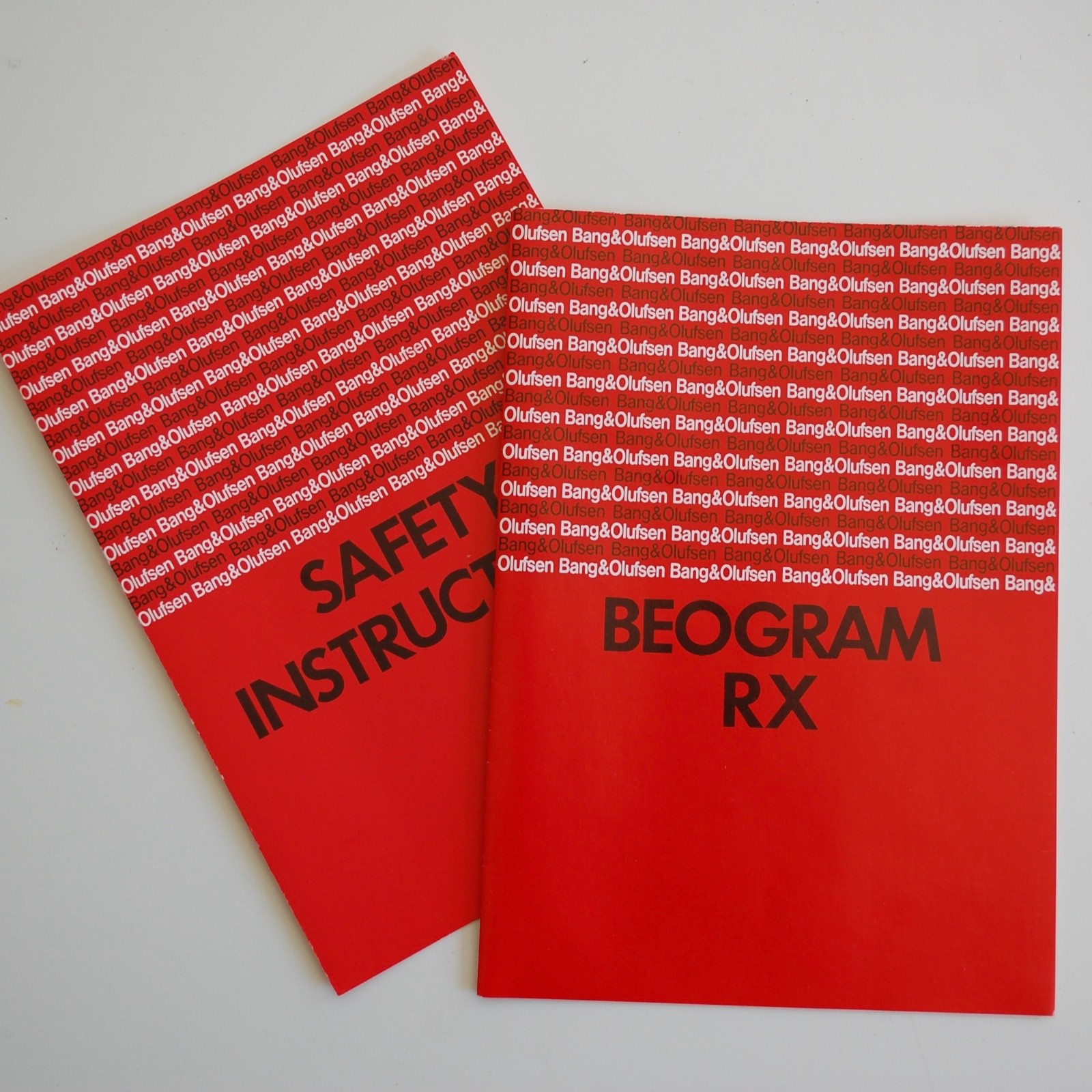 Bang & Olufsen Beogram RX Owner's Manuals