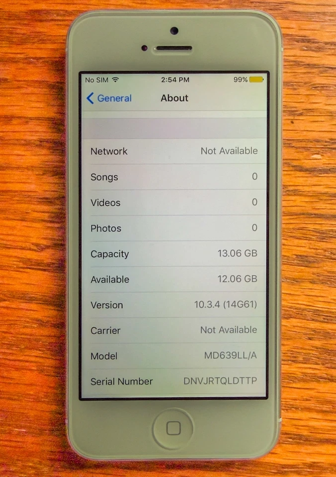 L@@K!! Apple iPhone 5, 16 GB (AT&T-Desbloqueado), Excelente, 89% de capacidad de batería! Foto 3 de 4