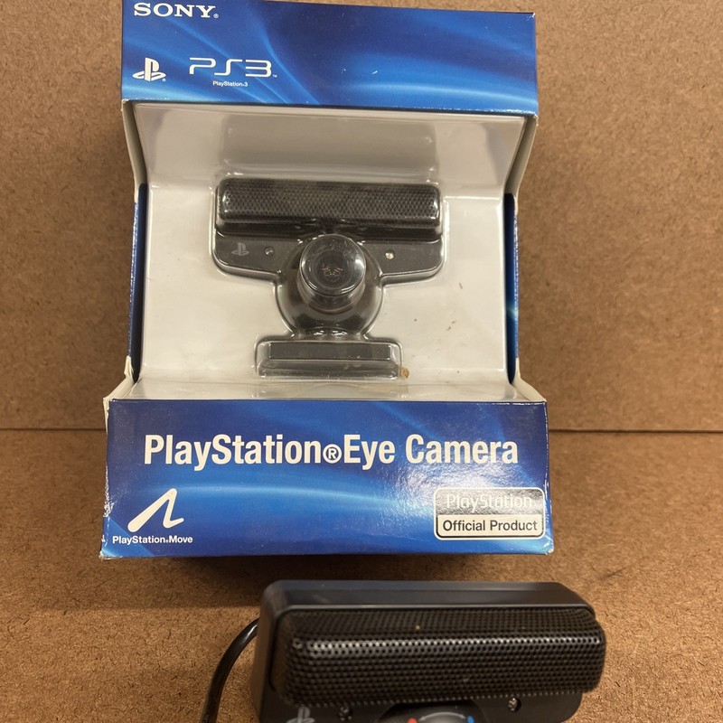 Two PlayStation 3 ps3 Eye Cameras.  One still in box. 