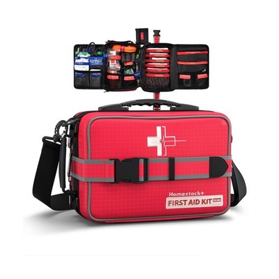Advanced Comprehensive First Aid Kit with Well Organized Labelled Compartment...