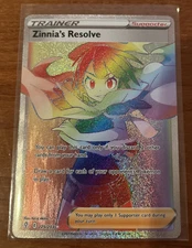 Zinnia's Resolve (Secret) 225/203 Swsh07: Evolving Skies Holo
