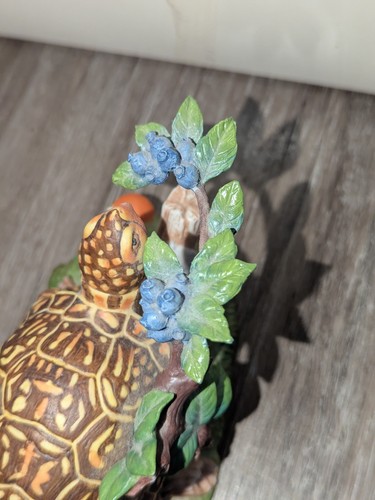 Vintage 1998 Lenox Fruitful Pursuit “Box Turtle” Porcelain Figurine - Picture 12 of 20