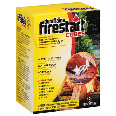 Duraflame Firestart Cubes Fire Starters for Wood Charcoal Fires