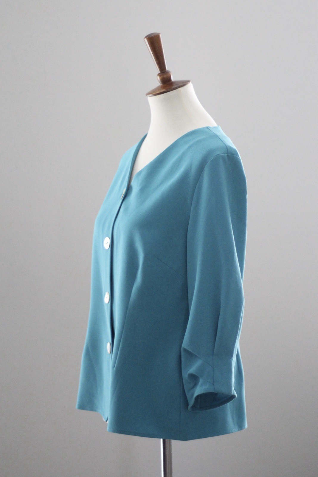 MING WANG Lightweight Button Down Shirt Jacket : … - image 4
