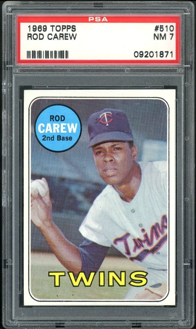 1969 Topps Rod Carew PSA 7 Minnesota Twins #510