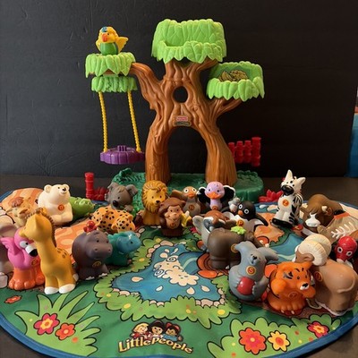 Little People A to Z Learning Zoo Interactive Playset Fisher-Price works 26