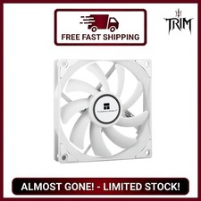 Cooling Fan 92mm PWM 4pin CPU Case Cooler Silent 2700RPM Low Noise White