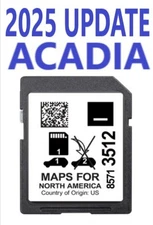 *UPDATED* NEW 2025 GPS NAVIGATION SD CARD 2020-2023 ACADIA MODELS