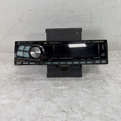 (FACEPLATE ONLY) Alpine CDA-7873 Old School FM/AM/XM CD Changer BBE EQ