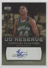 2006-07 UD Reserve Legendary Signatures Sam Perkins #LRA-SP Auto 7xr