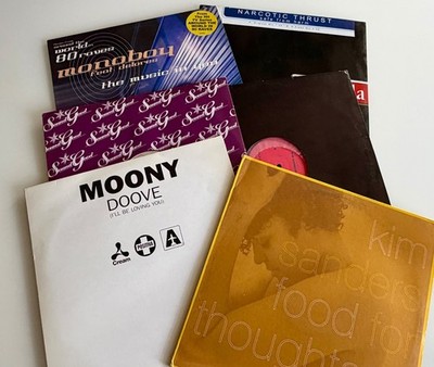 6x Progressive House 12'' Moony Narcotic Thrust Andry Nalin Kim Sanders Monoboy