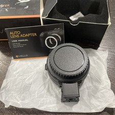 Vello Auto Lens Adapter LAE-CR-CEF — Canon EF/EF-S Lens to Canon RF Mount w/ Box