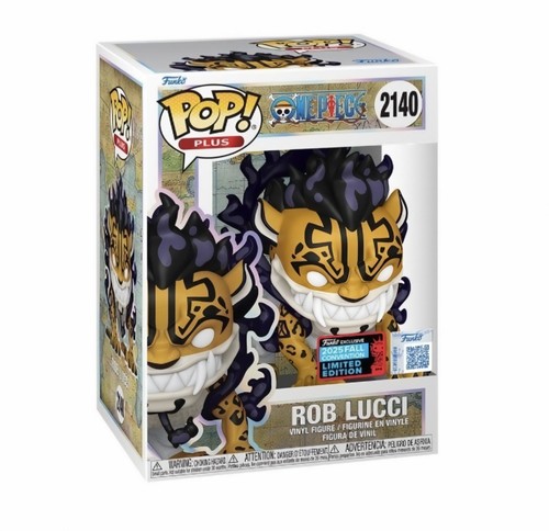 Funko Pop Plus One Piece Rob Lucci NYCC 2025 Shared # 2140 +Protector PreSale