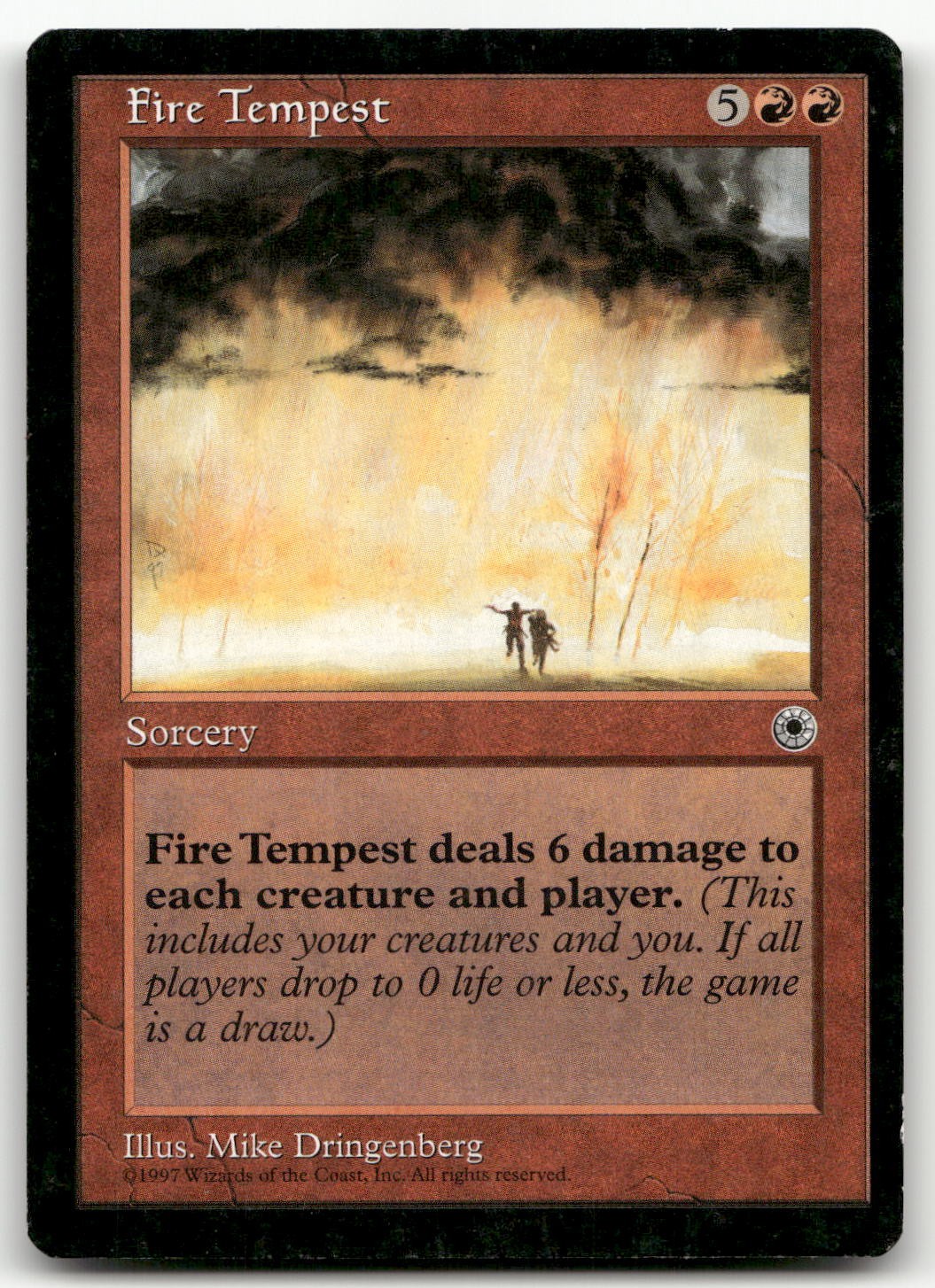 Fire Tempest (MP) Portal POR Magic MTG