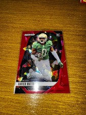 2025 Panini Prizm Draft Picks - Xavier Watts #77 Red Ice (RC)