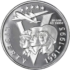 1993 P WW II 50th Anniversary Proof Commemorative Half Dollar