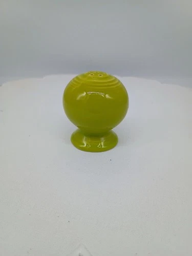 Fiesta FIESTAWARE Single Shaker Chartreuse or Lime Green Ball Shape Ceramic USA