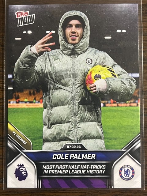 2025-26 Premier League Topps NOW #131 Cole Palmer Chelsea FC