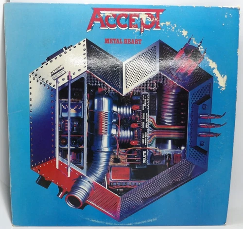 Accept- Metal Heart- 12” Vinyl Record LP 1985 Original Album