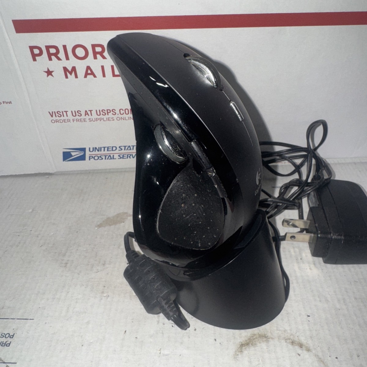 Logitech Wireless MX REVOLUTION Mouse M-RBQ124 W/ Charging Dock | eBay