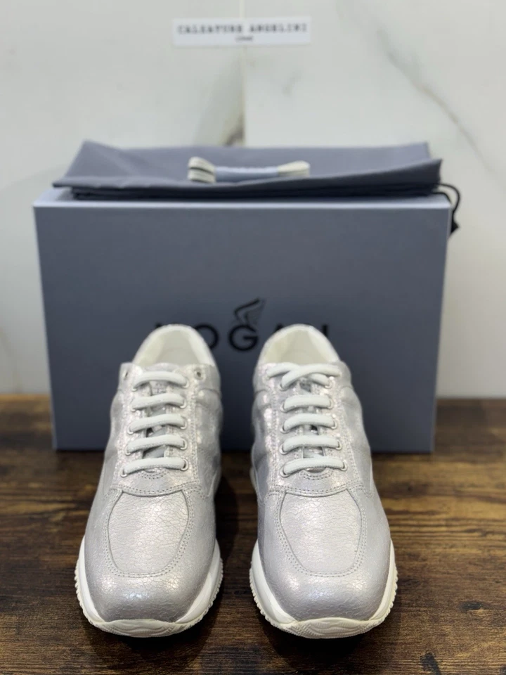 Hogan Interactive Pelle Argento   Casual Hogan Donna 36 - Immagine 2 di 4