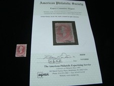 U.S. Scott #144 H-Grill Used with APS Certificate $2,350.00 SCV Hazard Nice!