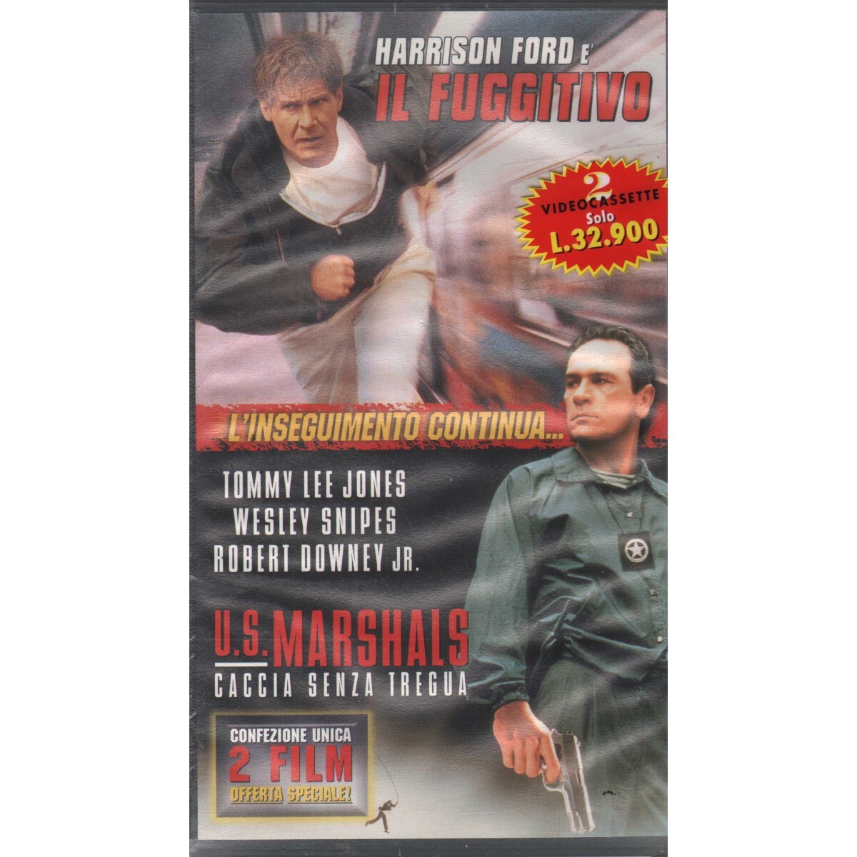 The Fugitive - Davis VHS Relentless Hunt, Baird PIV17194 Sealed