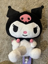 Kuromi Sanrio Plush Stuffed Animal Black White Pink 2023