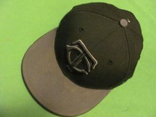 New Era 59Fifty Minnesota Twins 59Fifty Fitted Black/Gray Hat/Cap Size 7 1/4.