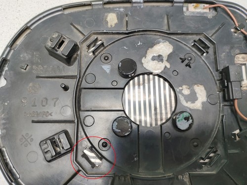 10-15 OEM LEXUS RX350 RX450h lato destro AUTO DIM VETRO SPECCHIO RISCALDATO USA tipo c - Foto 5 di 6