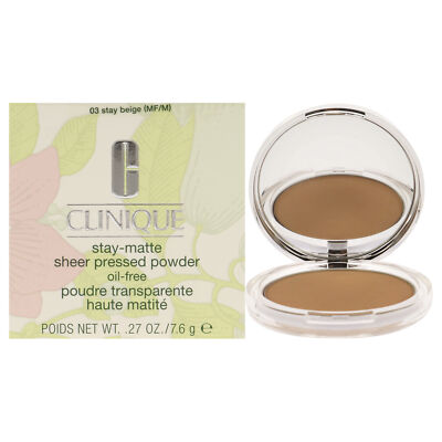 Stay-Matte Sheer Pressed Powder - 03 Stay Beige MF-M for Women - 0.27 oz Powder