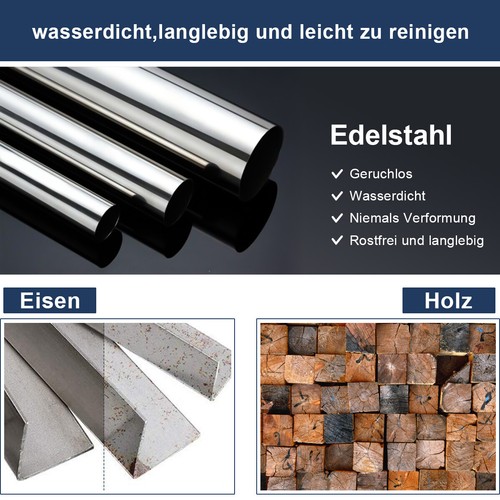 Spiegelschrank Hochglanz Badezimmerspiegel Badschrank mit LED-Beleuchtung 70x50 - Bild 7 von 12
