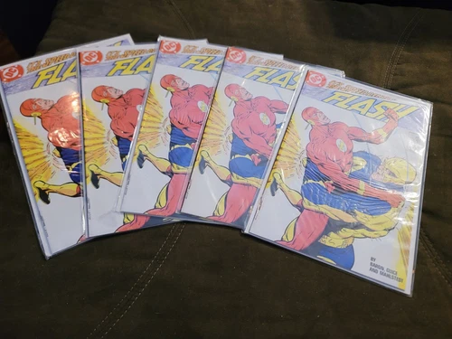 DC FLASH # 6 1987 Speed Demon Issue lot of 5