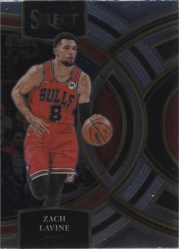 nbaカード Zach LaVine RC auto SELECT /49 2023-24 Panini Select - In Flight Signatures Blue Prizm #IFS-LVE