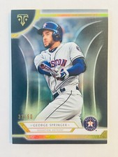 2018 Topps Triple Threads GEORGE SPRINGER Onyx Parallel #'d /50