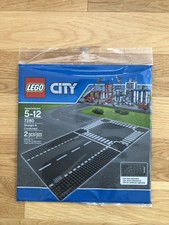 lego 7280 city straight & crossroad plates