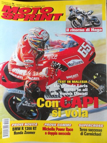 MOTOSPRINT Nr.5 2005 Test BMW R 1200 RT Honda Zoomer - Test Capirossi [P68]