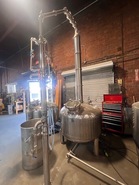 POT STILL 250 GALLON STILL DRAGON WITH COLUMN