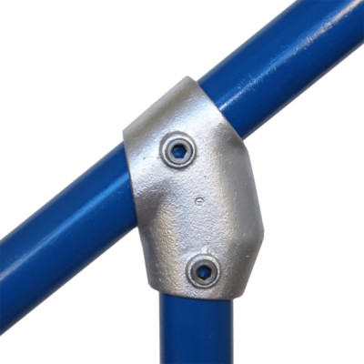 Schlüsselschelle 129-C42 - verstellbares T-Stück 42 mm 129 42 C Gerüstrohrschellen für Stahl