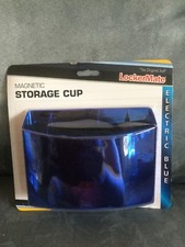 LOCKERMATE ORIGINAL STUFF MAGNETIC STORAGE BOX PENS HIGH SCHOOL MIDDLE - BLUE