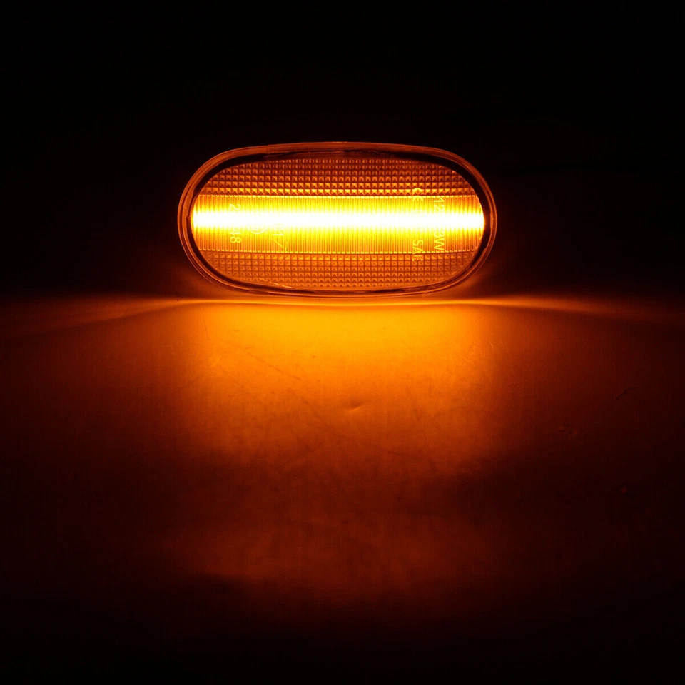 LÂMPADA LED CLARA MARCADOR LATERAL PARA 1992-2005 MITSUBISHI GALANT LANCER MIRAGE - Imagem 2 de 4