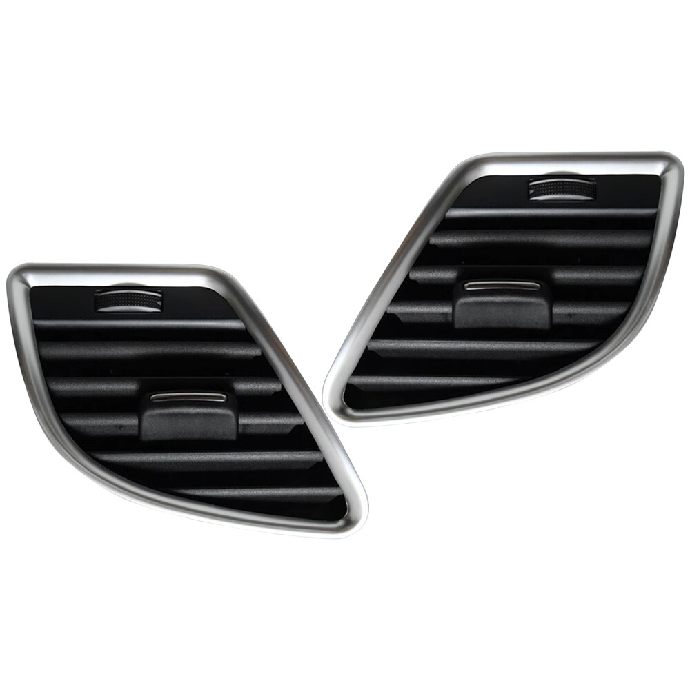 1Pair Front Left & Right A/C Air Vent Black & Silver Plastic 8KD820901 8KD820902