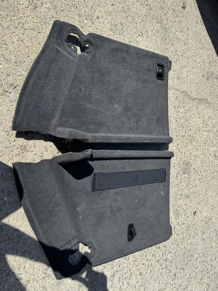 BMW X6 2014-2018 GENUINO TRASERO IZQUIERDO Y DERECHO MALETERO ALFOMBRA MOLDURA JUEGO OEM Foto 4 de 4