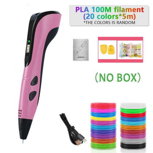 Set penna per stampa 3D per bambini penna stampante 3D con filamento 200M PLA/ABS regalo bambini - Foto 13 di 27